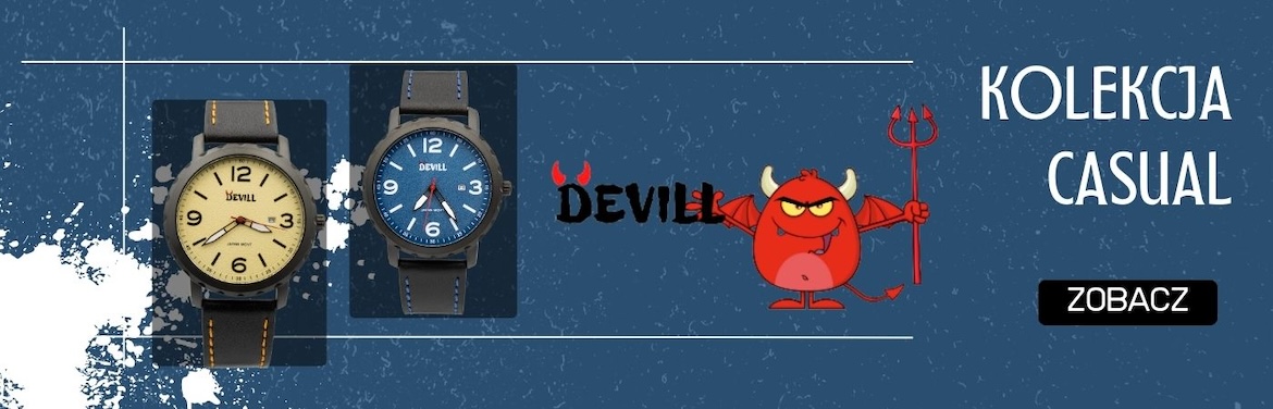 DEVILL zegarki casual