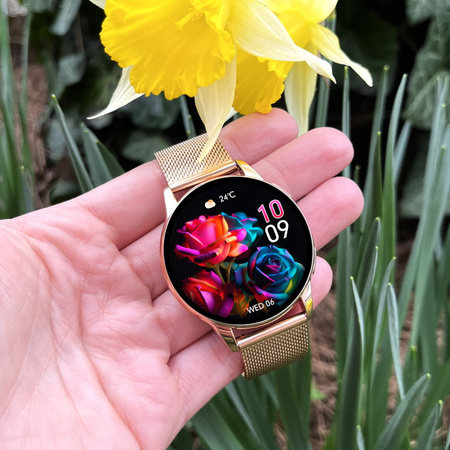 Smartwatch Bianka AMOLED + bransoleta Rose Gold (PRO)