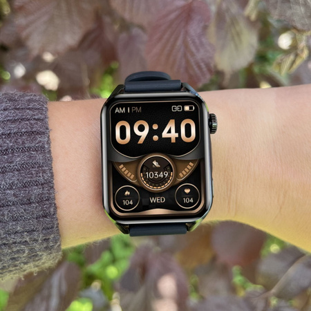 Smartwatch Feliks czarny + bransoleta czarna