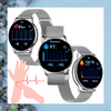 Smartwatch Sara AMOLED Zestaw 3 Pasków - Biały, srebrny, szary
