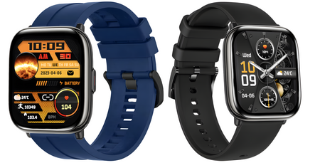 Smartwatch Zegarek Czarny Rozmowy Menu PL AMOLED Smart Sport Męski