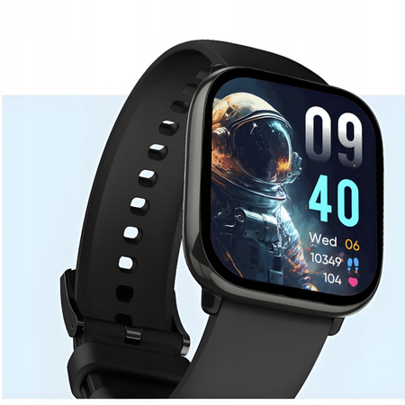 MĘSKI SMARTWATCH Z Wyświetlaczem HD Rozmowy PL Powiadomienia SMS Sport Zegarek