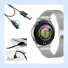 Smartwatch Sara AMOLED Zestaw 3 Pasków - Niebieski, Srebrny, Szary