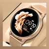 Smartwatch Bianka AMOLED Zestaw 3 Pasków - Biały, Różowy,  Złoty róż