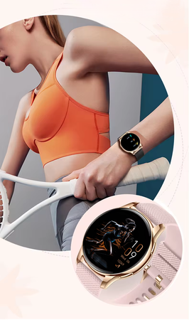 Smartwatch Bianka AMOLED + bransoleta Rose Gold (PRO)