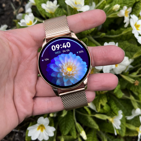 Smartwatch Bianka AMOLED + bransoleta Rose Gold (PRO)