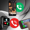 MĘSKI SMARTWATCH Z Wyświetlaczem HD Rozmowy PL Powiadomienia SMS Sport Zegarek