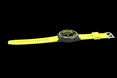Pasek do zegarka DEVILL Silikonowy Limonkowy 22 mm