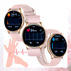 Smartwatch Bianka AMOLED Zestaw 3 Pasków - Czarny, Różowy,  Złoty róż