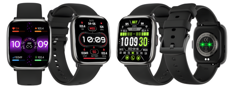 Smartwatch Zegarek Czarny Rozmowy Menu PL AMOLED Smart Sport Męski
