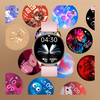 Smartwatch Bianka AMOLED Zestaw 3 Pasków - Biały, Różowy,  Złoty róż