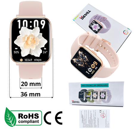 Smartwatch Damski Ewa złoty
