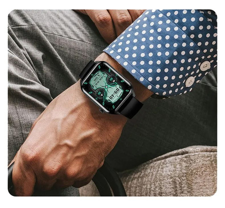 Smartwatch Feliks czarny + bransoleta czarna