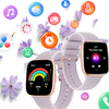 Smartwatch Damski Zegarek Funkcja Rozmowy AMOLED Polskie Menu Prostokątn