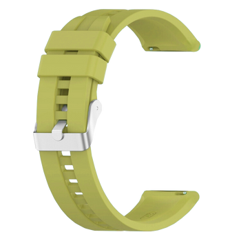 Pasek do zegarka DEVILL Silikonowy jasny zielony 22 mm