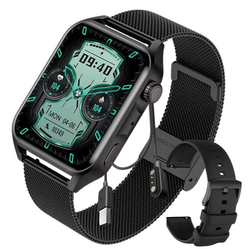 Smartwatch Feliks czarny + bransoleta czarna