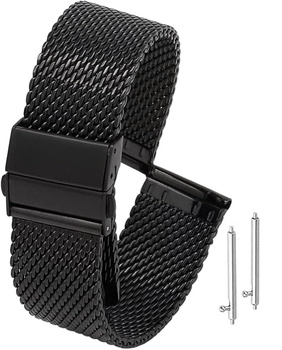 Bransoleta Czarna DEVILL 20 mm