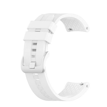 Pasek do zegarka DEVILL Silikonowy Biały 22 mm