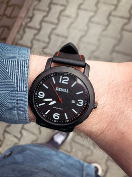 Zegarek męski DEVILL Casual Czarny