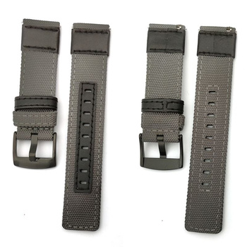 Pasek do zegarka DEVILL Parciany Szary 22 mm